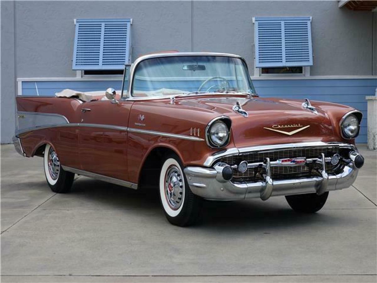 1957 Chevrolet Bel Air - Sierra Gold - Rotisserie Restoration 1957 Chevrolet Bel Air/150/210
