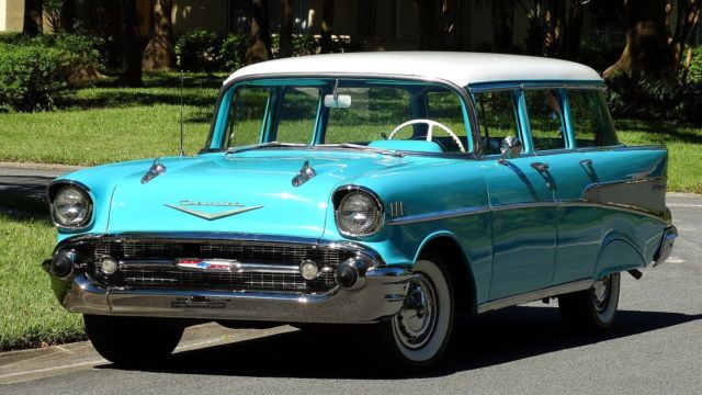 1957 CHEVROLET BEL AIR STATION WAGON A TRUE CLASSIC DESIGN IN FABULOUS SHAPE 1957 Chevrolet Bel Air/150/210 STATION WAGON