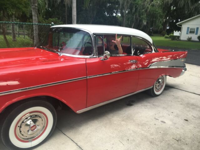 1957 Chevrolet Bel Air Two door hard top frame off restoration. 1957 Chevrolet Bel Air/150/210 Chrome