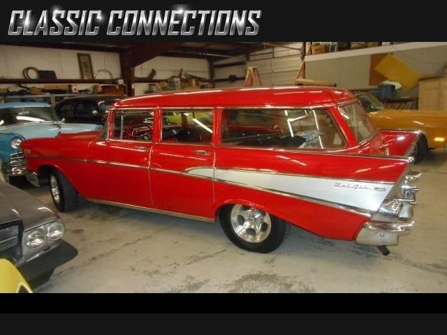 1957 Chevrolet Bel Air Wagon 2870 Miles Red 283 ci V8 Automatic 1957 Chevrolet Bel Air/150/210 Wagon