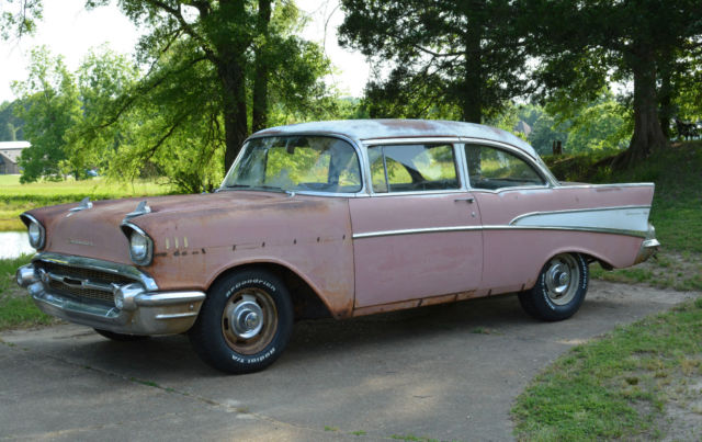 1957 CHEVROLET BELAIR 2 DOOR SEDAN-ORIGINAL CONDITION NEEDS RESTORING 1957 Chevrolet Bel Air/150/210