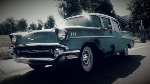 1957 Chevrolet Belair 4 Door Completely Original, Great Patina, Everything Works 1957 Chevrolet Bel Air/150/210 4 door