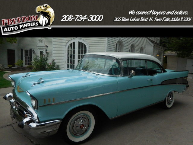 1957 Chevrolet Belair, Air/150/210 all original, 283 dual 4 barrel. 1957 Chevrolet Belair