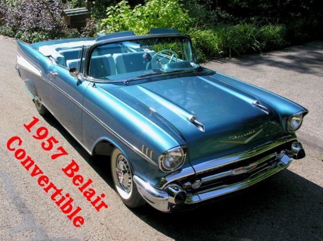 1957 Chevrolet Bel Air/150/210 Frame-Off Restoration Convertible
