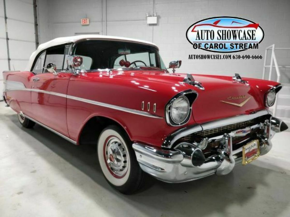 1957 Chevrolet Belair Convertible RED AVAILABLE NOW!! 1957 Chevrolet Belair Convertible