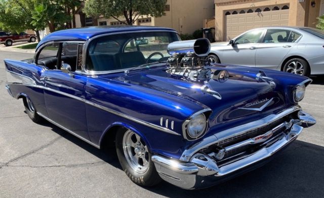1957 Chevrolet BelAir Coupe Pro Street~Blown BIG BLOCK! Stunning. Street Legal 1957 Chevrolet Bel Air/150/210 BelAir