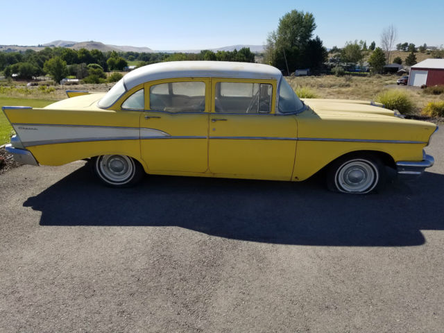 1957 Chevrolet (Chevy) 210 - Engine runs, needs minor body work, interior work 1957 Chevrolet Bel Air/150/210