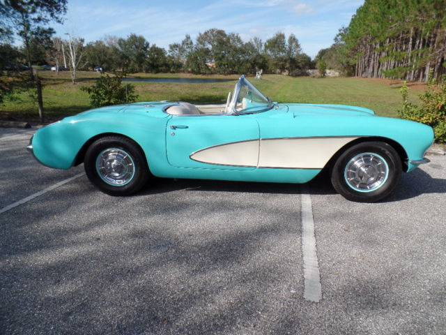 1957 Chevrolet Corvette, #214, 2X4 245hp 283 #'s Match. No excuse car. 1957 Chevrolet Corvette