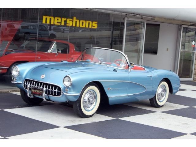 1957 Chevrolet Corvette Fuelie! Frame-Off Restored, Arctic Blue over Red, 4 Spd! 1957 Chevrolet Corvette