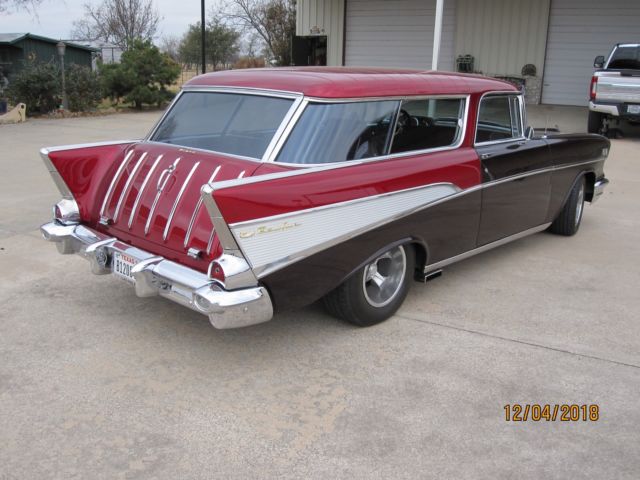 1957 Chevrolet Bel Air/150/210 Nomad Restomod Station Wagon collector classic - photo 4
