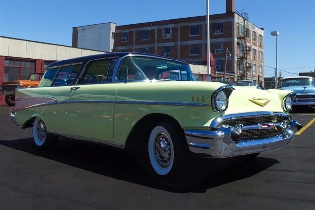 1957 Chevrolet Nomad Rare Black & Cream Automatic 1957 Chevrolet Other Rare Black & Cream