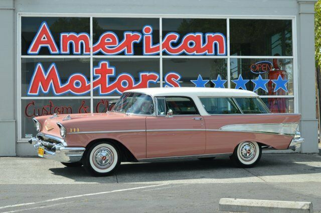 1957 Chevrolet Nomad Stunning Originality Rare Coral Canyon India Ivory/Canyon C 1957 Chevrolet Nomad --