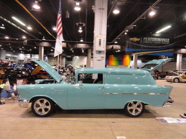 1957 chevrolet SEDAN DELIVERY 57 chevy 348 tri power frame off resto 1957 Chevrolet Bel Air/150/210