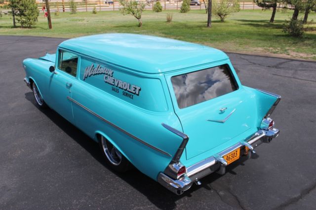 1957 Chevrolet Sedan Delivery Wagon frame off restored GM crate engine 57 Chevy 1957 Chevrolet Bel Air/150/210 Sedan Delivery