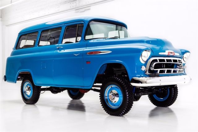 1957 Chevrolet Suburban Napco 4 Wheel Drive V8 Manual 1957 Chevrolet Suburban Napco 4 Wheel Drive V8
