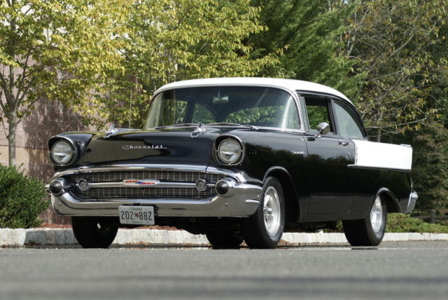 1957 Chevy 150 502 ci Big Block V8, AC, PW, PS, 4 Speed MUST SEE !!! Black/Black 1957 Chevrolet Bel Air/150/210