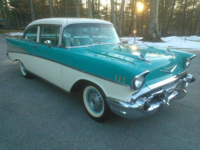 1957 chevy 2 door bel air 283 v-8 turn key. 3 speed standard transmission 1957 Chevrolet Bel Air/150/210
