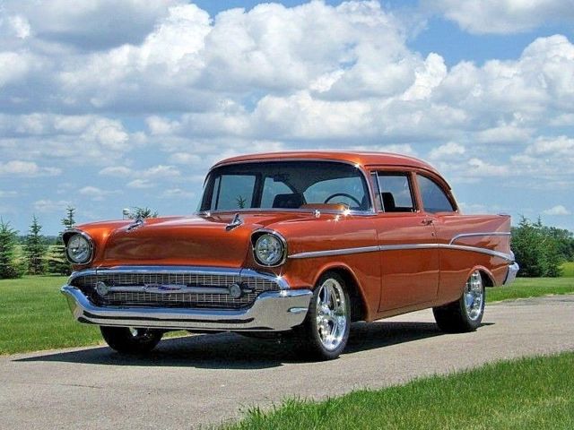 1957 Chevy 210 2 door Sedan Post Custom Rotisserie Restoration 1957 Chevrolet Bel Air/150/210 210