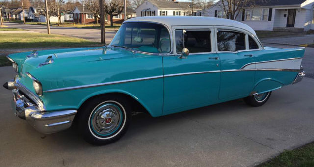 1957 Chevy 210 Frame Full Restore 350 V8 Four Wheel Disc AC Sharp Easy Driver 1957 Chevrolet Bel Air/150/210 210