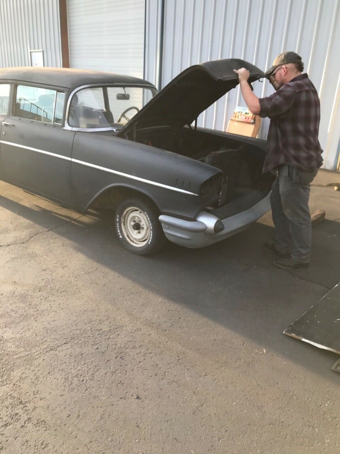 1957 Chevy 210 Post, 350 motor, 350 transmission, original rear end 1957 Chevrolet Bel Air/150/210