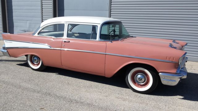1957 Chevy 210 post two door. 1957 Chevrolet Bel Air/150/210
