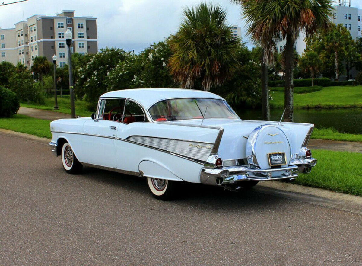 1957 Chevrolet 210 Imperial Ivory with Bel Air Trim Frame Off Restoration - photo 4