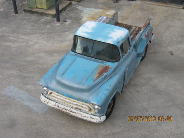 1957 Chevy 3200 V8 NO RESERVE PATINA Solid Floor BARN FIND Shop Truck RAT ROD 1957 Chevrolet Other Pickups