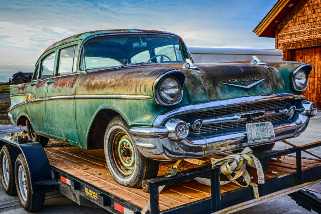 1957 Chevy 4-door survivor 1957 Chevrolet Bel Air/150/210 210