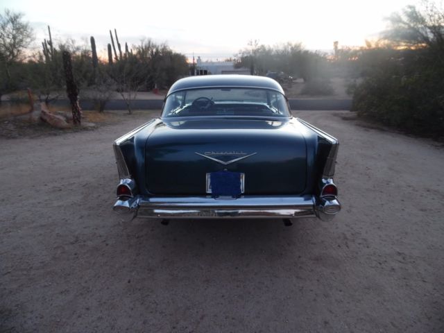 1957 Chevrolet Bel Air/150/210 New ZZ4 350 700R OD AT AC Dakota Gauges CA Car - photo 8