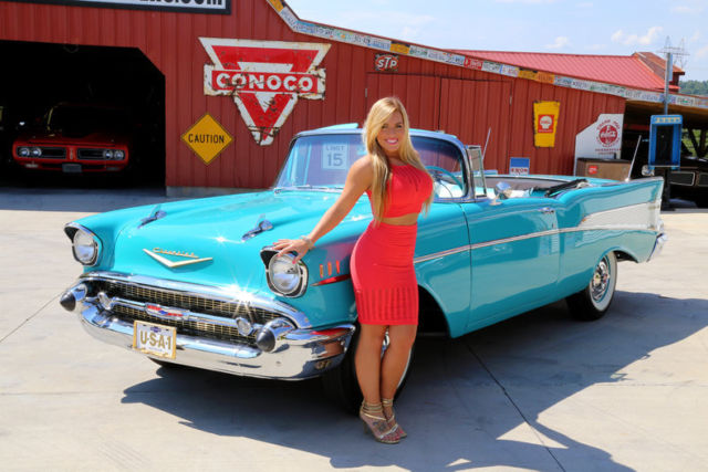 1957 Chevy Bel Air Convertible 283 Power Top Power Glide Trans Small Block V8 1957 Chevrolet Bel Air/150/210