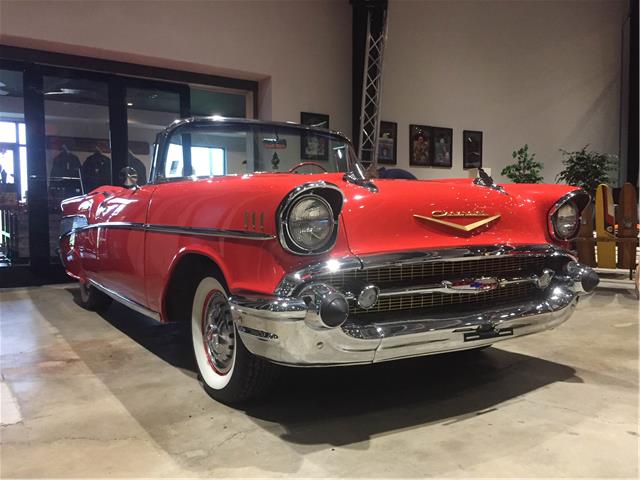 1957 Chevy Bel Air Convertible Matador Red Corvette 327 Turbo 350 Automatic 1957 Chevrolet Bel Air/150/210 --