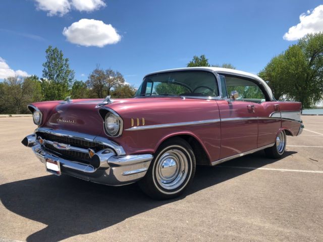 1957 Chevy Bel Air Sport Sedan Hardtop 4 door —-Lower Reserve 1957 Chevrolet Bel Air/150/210