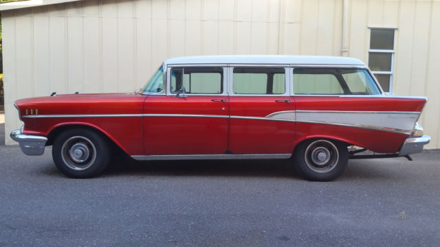 1957 Chevy Bel Air Wagon, Crate 350ci, Disk Brakes, New Floor Pans 1957 Chevrolet Bel Air/150/210