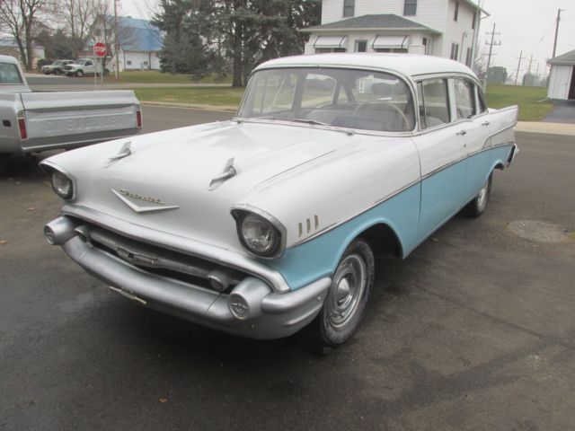 1957 CHEVY BELAIR 150 210 SOLID V8 CAR CAR NICE ORIGINAL CAR 56 55 54 53 58 59 1957 Chevrolet Bel Air/150/210 BELAIR
