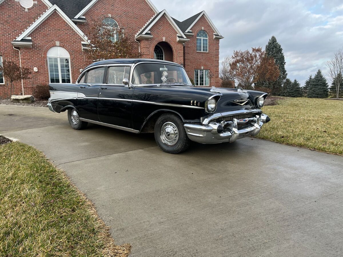 1957 Chevy Belair 4 Door Sedan V8 Automatic 1957 Chevrolet Bel Air/150/210