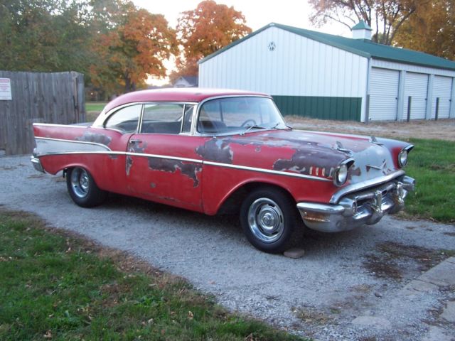 1957 chevy belair hardtop good project. ie 1955 corvette nomad gasser 1957 Chevrolet Bel Air/150/210 bel air
