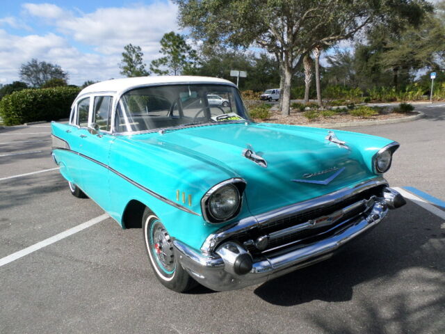 1957 Chevy Belair no rust ever with vintage cold air 1957 Chevrolet Bel Air/150/210