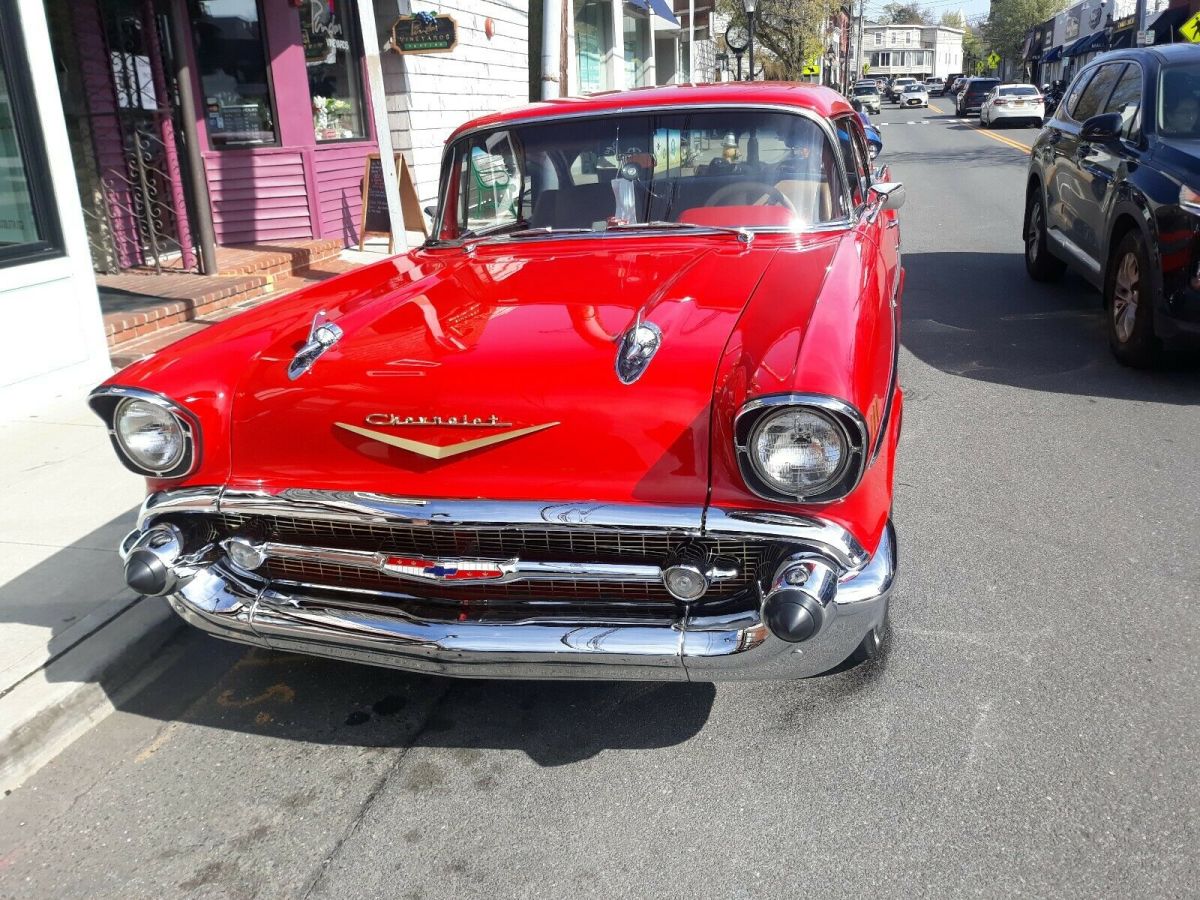 1957 Chevy body off restoration every nut and bolt is new. 1957 Chevrolet Bel Air/150/210 350/350