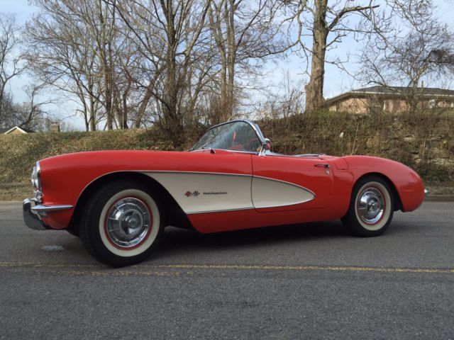1957 Chevy Corvette Convertible Fuel Injection Fuelie LOW Miles Rare Restored 1957 Chevrolet Corvette Fuel Injection