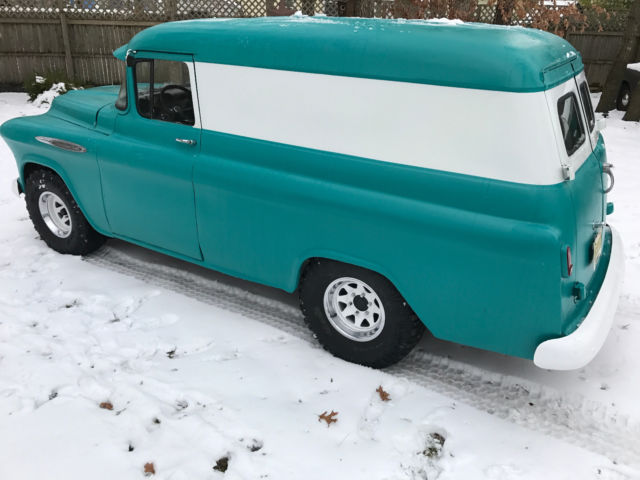 1957 chevy panel van truck business advertisement shop truck 3100 ratrod 1957 Chevrolet Other Pickups