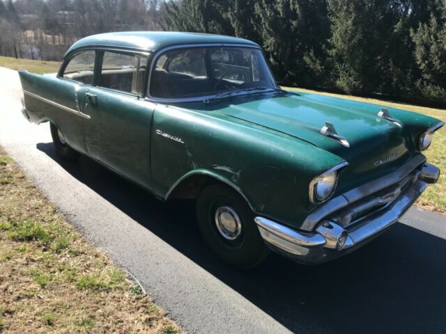 1957 Chevy. Rare two door 150 Post sedan Solid straight Project 1957 Chevrolet Bel Air/150/210