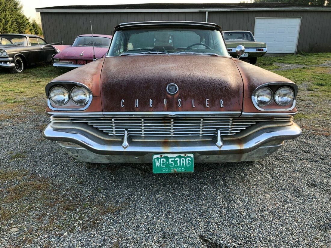 1957 Chrysler New Yorker 392 Hemi Two Door Hardtop Desert Patina Mopar 2 1957 Chrysler New Yorker