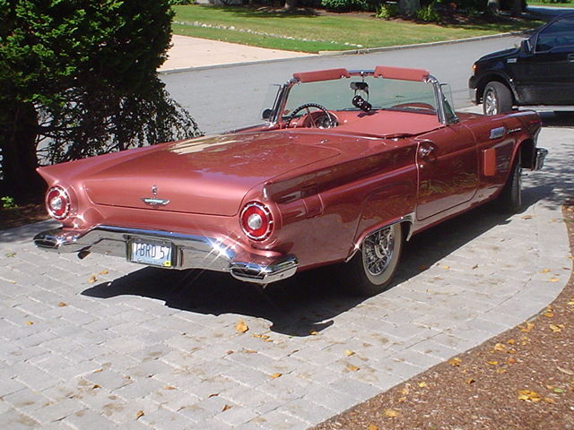 1957 Concours restored convertable w/port hole top 1957 Ford Thunderbird