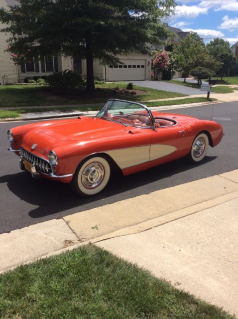 1957 Corvette Very Nice Driver Dual Quads Soft Top Only 1957 Chevrolet Corvette Removable Hardtop