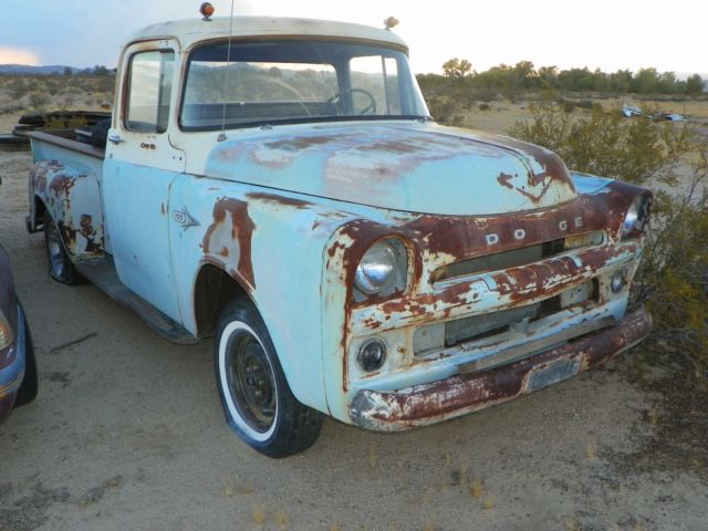 1957 DODGE BIG WINDOW SHORTBED, POLYSPHERE V-8 1957 Dodge Other Pickups STANDARD