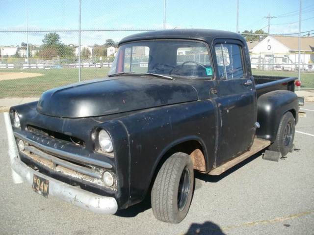1957 Dodge D100 Pickup Flareside 142,000 Miles Black Pickup Truck Automatic 1957 Dodge Other Pickups Flareside