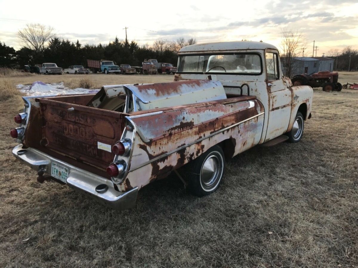 1957 Dodge D100 Sweptside big back window pickup. 1957 Dodge D100 Pickup Sweptside