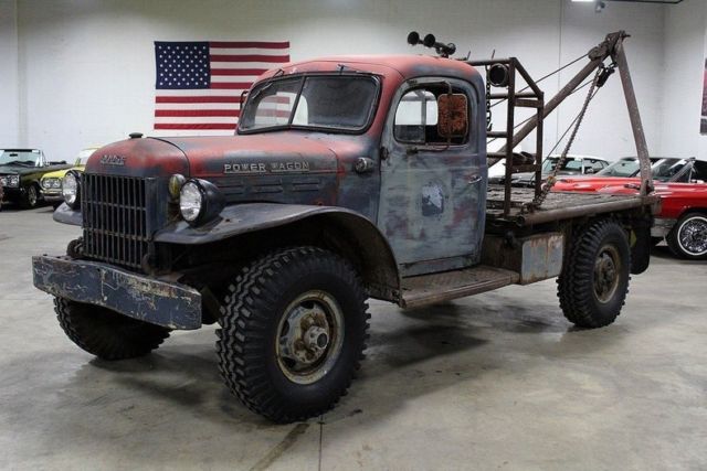 1957 Dodge Power Wagon Tow Truck 44112 Miles Red Pickup Truck Manual 1957 Dodge Power Wagon Tow Truck