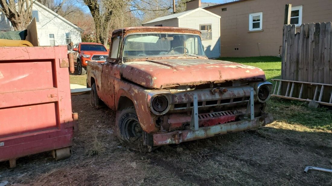 1957 f-100 Ford Pickup with Title- pick only Clyde, NC 28721 1957 Ford F-150