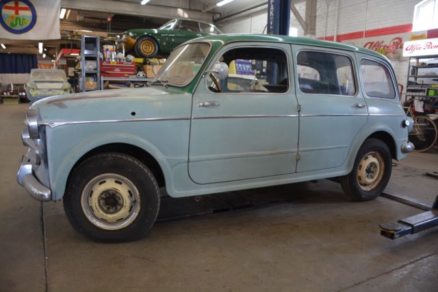 1957 Fiat Wagon. Extremely rare. 1957 Fiat Wagon 1100